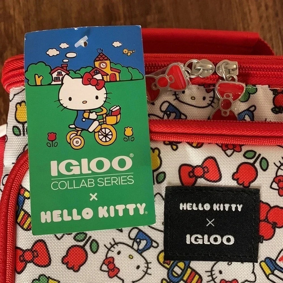 Hello Kitty 9 Cans Square Cooler Bag NWT - Picture 5 of 12